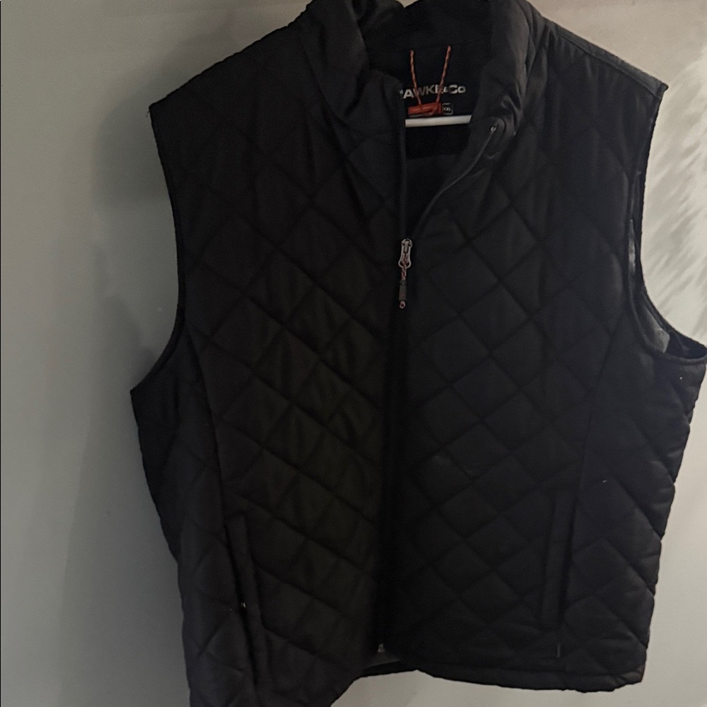Hawke & Co Black Quilted Vest